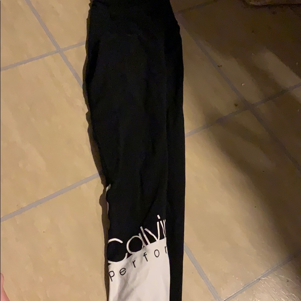 Black Calvin Klein leggings